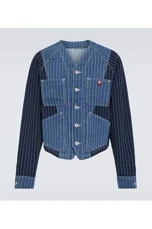 Kenzo Giacca di jeans a righe