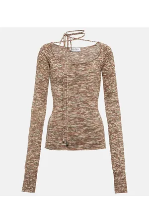 The Attico Pullover Heather in misto cotone