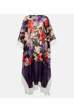 DRIES VAN NOTEN Copricostume in cotone con stampa