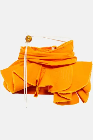 Jacquemus Minigonna La Jupe Artichaut in cotone