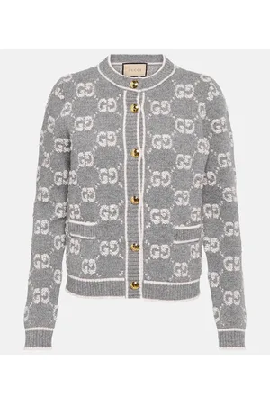 Gucci Cardigan GG in lana bouclé jacquard