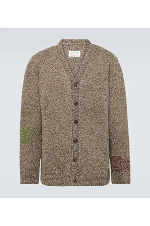 Maison Margiela Cardigan in lana e alpaca