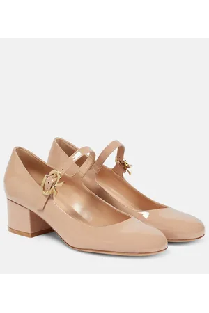 Gianvito Rossi Pumps Mary Jane Ribbon in vernice