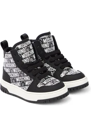 Moschino Sneakers in pelle con logo