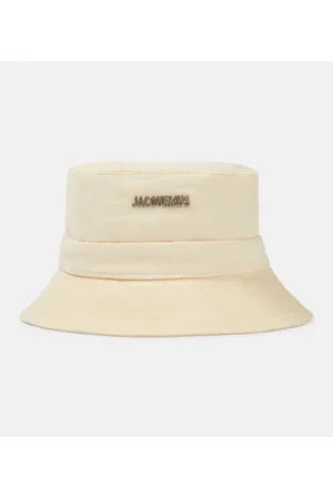Jacquemus Cappello da pescatore in canvas di cotone con logo