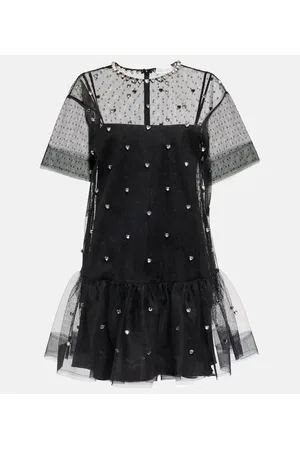 RED Valentino Miniabito in tulle point d