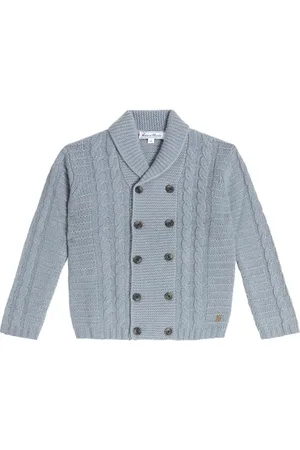 Tartine Et Chocolat Cardigan in lana a trecce