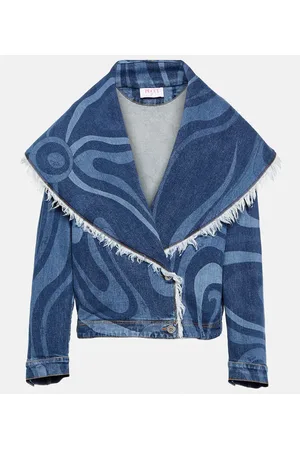 Puccini Giacca Marmo di jeans
