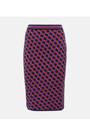 Diane von Furstenberg Gonna midi Hazel in jacquard
