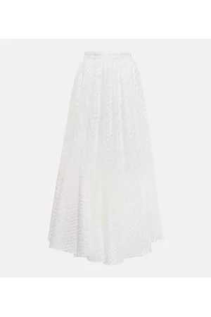 Giambattista Valli Gonna midi in macramé