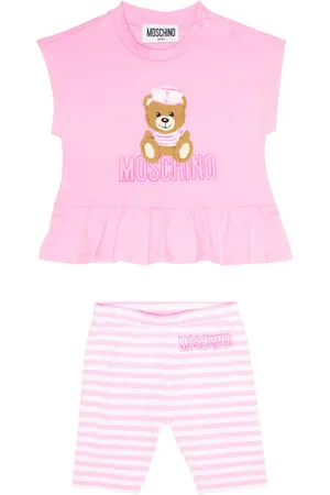 Moschino Baby - T-shirt e leggings in misto cotone