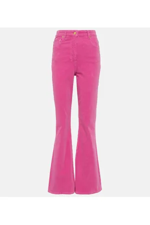 Ganni Pantaloni flared in velluto a coste