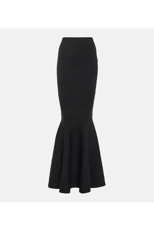Nina Ricci Gonna lunga in misto lana