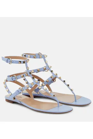 VALENTINO GARAVANI Sandali infradito Rockstud in pelle