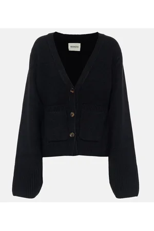 Khaite Cardigan Scarlet in misto cashmere