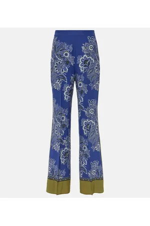 Etro Pantaloni a gamba larga e vita alta