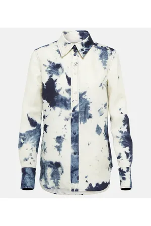 Chloé Chloé Camicia in lino tie-dye
