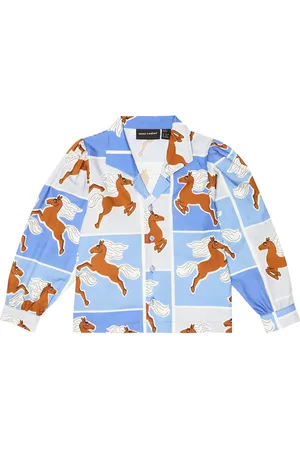 Mini Rodini Camicia in cotone con stampa