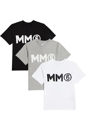Maison Margiela Set di 3 T-shirt in jersey di cotone