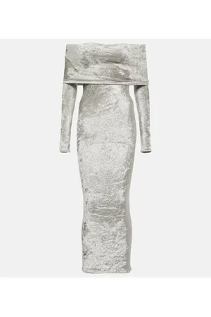 Alaïa Alaïa Abito midi in velluto