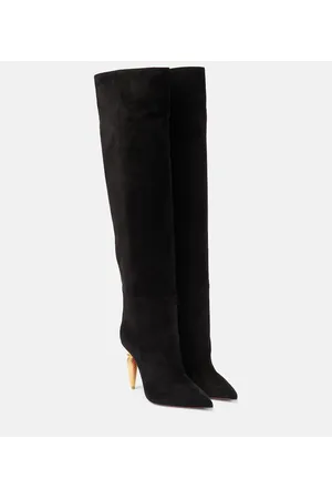 Christian Louboutin Stivali Lipbotta 100 in suede