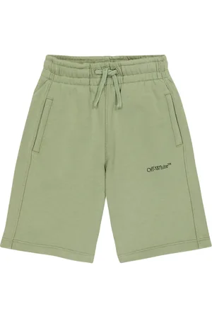 OFF-WHITE Shorts in jersey di cotone con logo