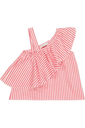 MONNALISA Top a righe con volant