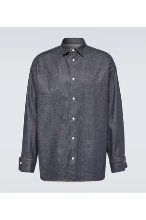 Prada Camicia di jeans con logo