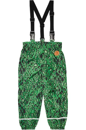 Mini Rodini Pantaloni Edelweiss in shell con stampa