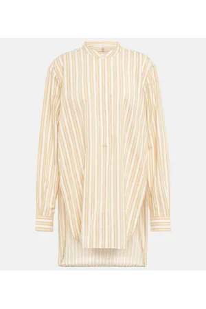 Totême Camicia in seta e cotone a righe