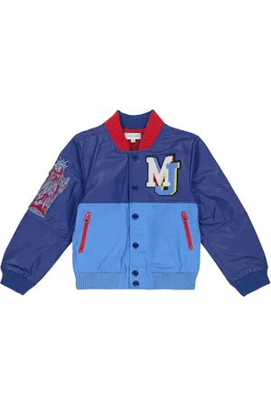 Marc Jacobs Bomber con pannelli in pelle