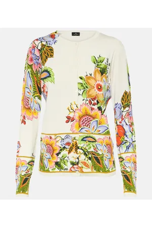 Etro Top in misto seta con stampa