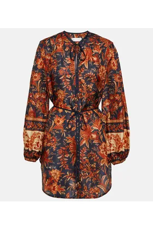 ZIMMERMANN Blusa Junie in seta con stampa