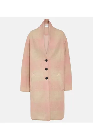 Marant Etoile Cappotto in misto lana a quadri