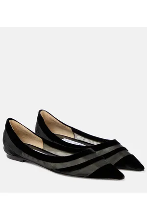 Jimmy Choo Ballerine Love in tulle e velluto