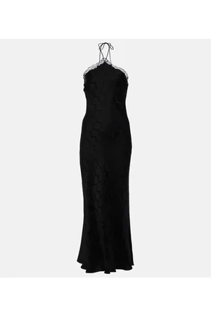 Stella McCartney Abito midi in pizzo jacquard