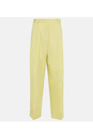DRIES VAN NOTEN Pantaloni in popeline di cotone