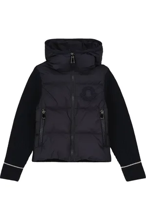 Moncler Cardigan in lana con imbottitura
