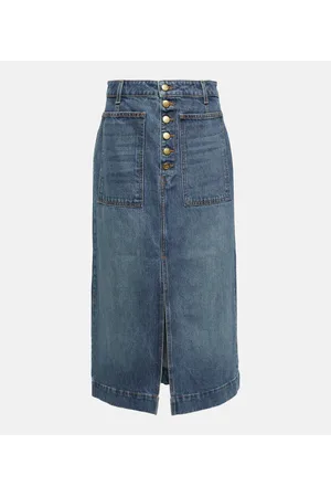 ULLA JOHNSON Gonna di jeans Bea