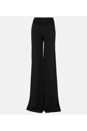Rick Owens Pantaloni a gamba larga e vita alta