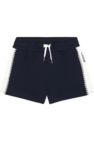 Chloé Chloé Kids Shorts in cotone con ricamo