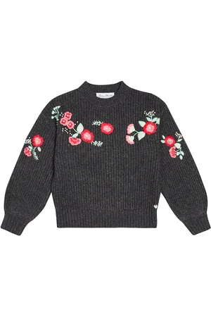 Tartine Et Chocolat Pullover in misto lana con ricami