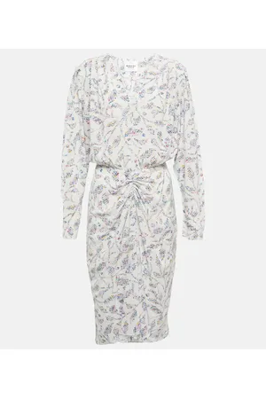 Marant Etoile Abito midi Danalia in jersey con stampa