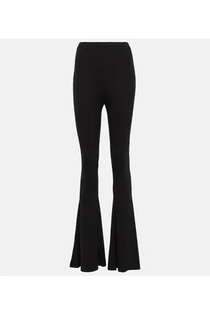 MAGDA BUTRYM Pantaloni flared in jersey a vita alta