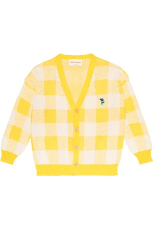 Bobo Choses Cardigan in cotone a quadri