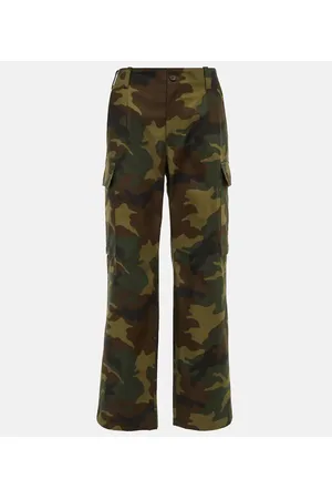 NILI LOTAN Pantaloni cargo Yannic in twill di cotone