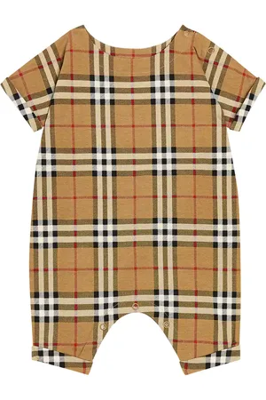 Burberry Baby - Tuta corta Burberry Check