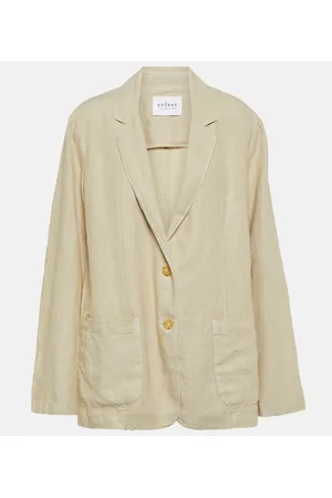 Velvet Blazer Cassie in lino