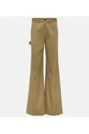 NILI LOTAN Pantaloni flared Quentin in cotone