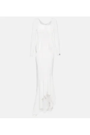 Dolce & Gabbana X Kim - Abito lungo in georgette di misto seta